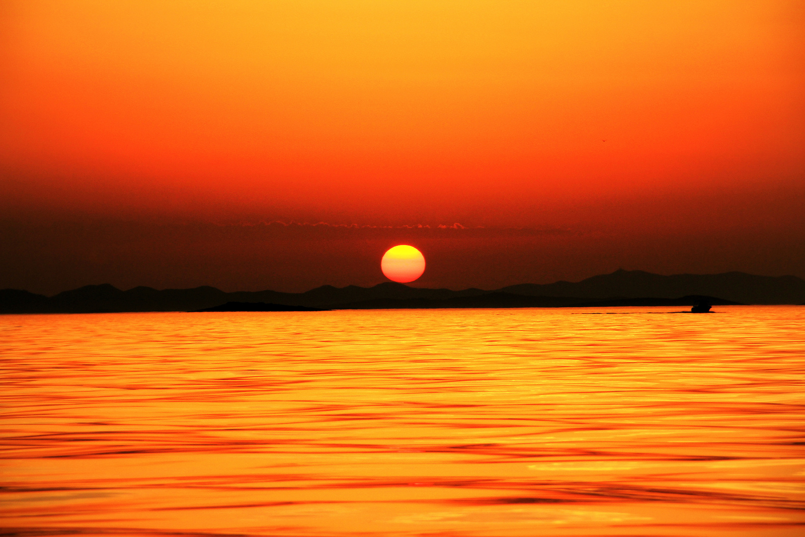 Kroatien Sonnenuntergang