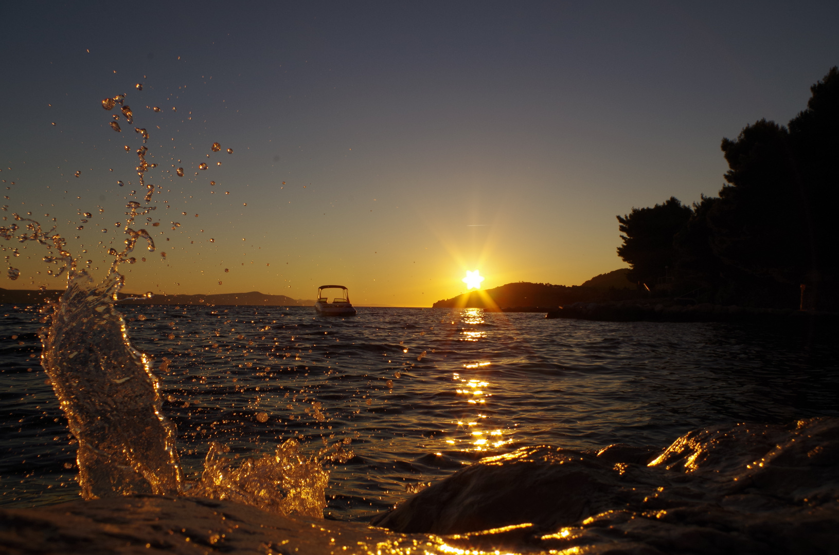 Kroatien Sonnenuntergang