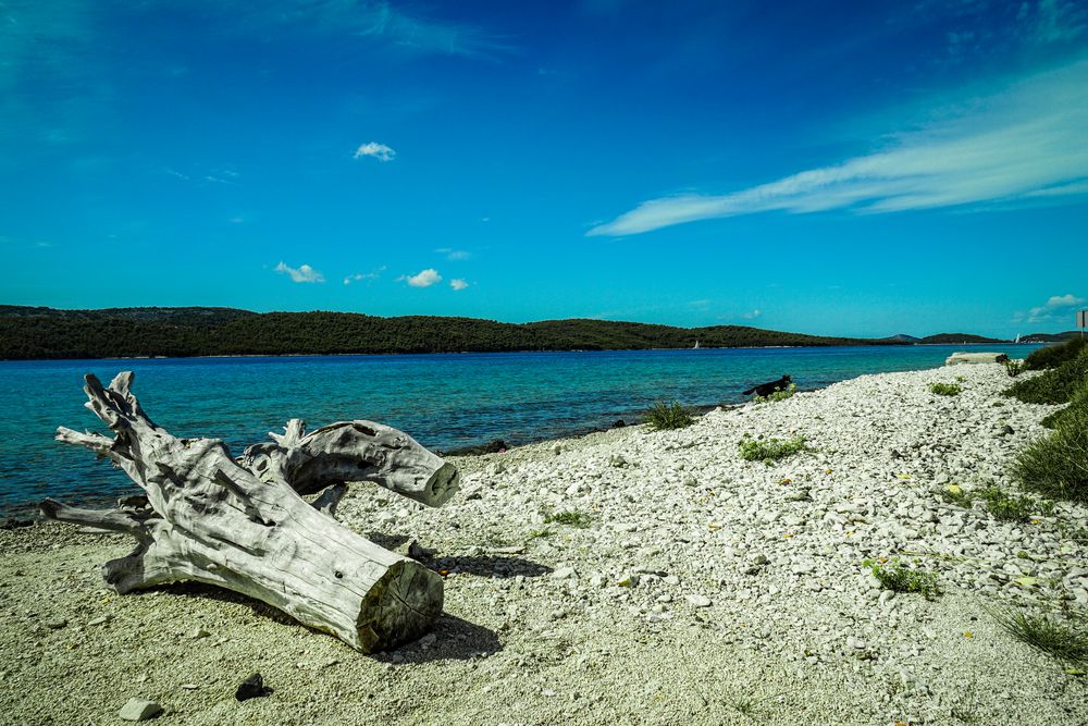 Kroatische Küste bei Sibenik