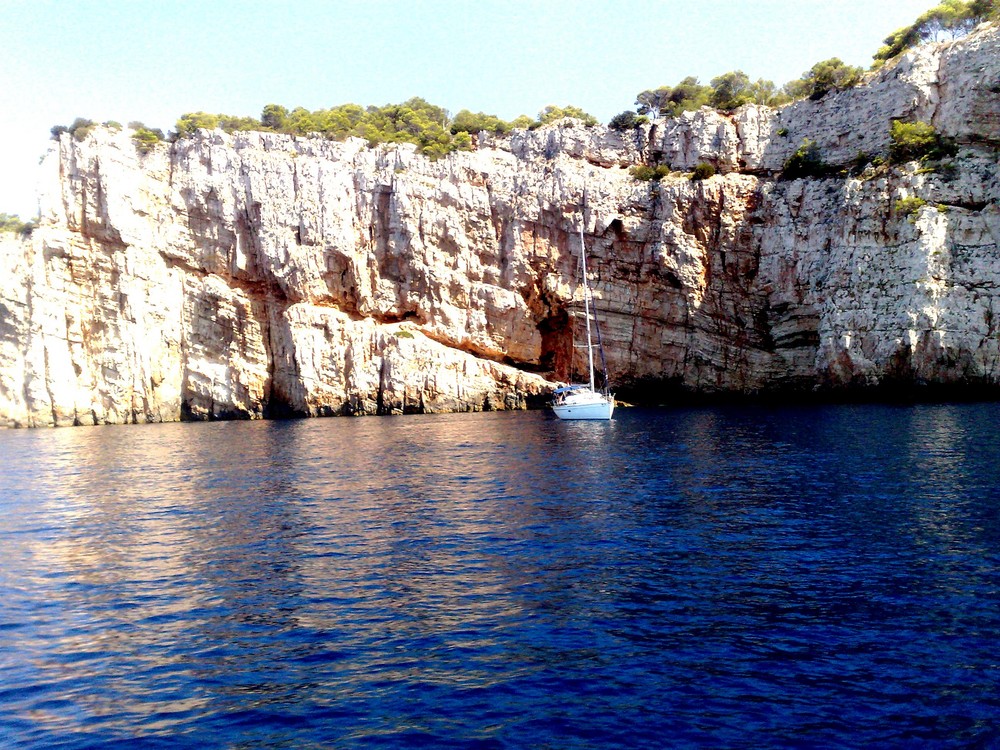 Kroatische Landschaft am Meer