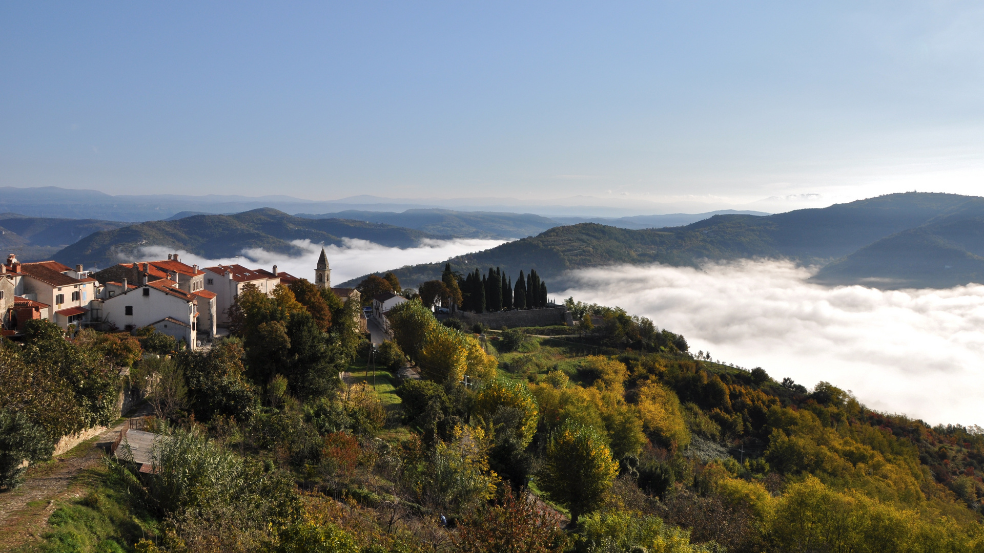 Kroatische Toscana bei Motovun