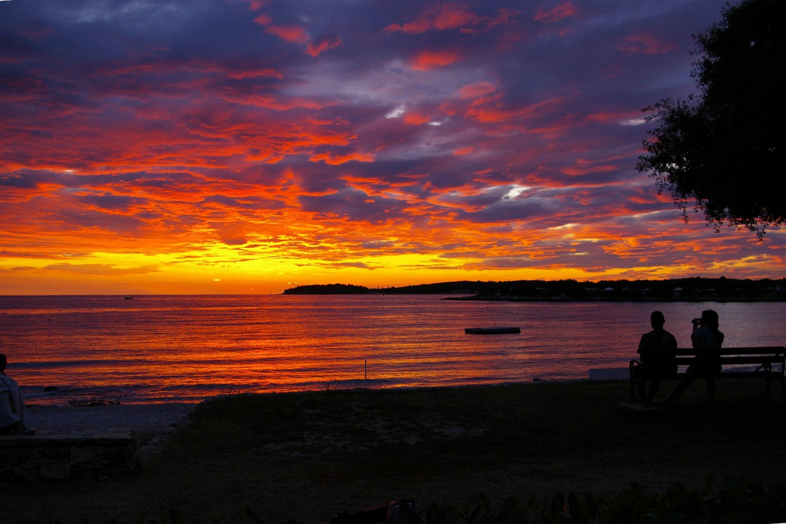 Kroatischer Sonnenuntergang