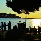 Kroatischer Strand by Night