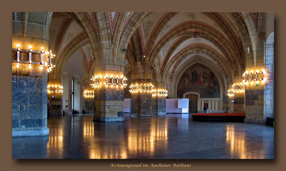 Krönungssaal im Aachener Rathaus