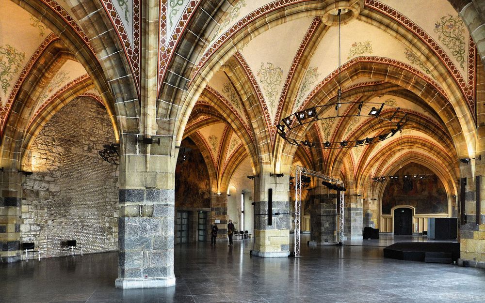 Krönungssal im Aachener Rathaus 