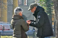 Kröpeliner Str. - Geldübergabe