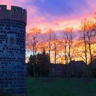 Krötschenturm kurz nach dem Sonnenuntergang