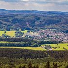 Krombacher Brauerei vom Kindelsbergturm aus aufgenommen (Bildmitte)