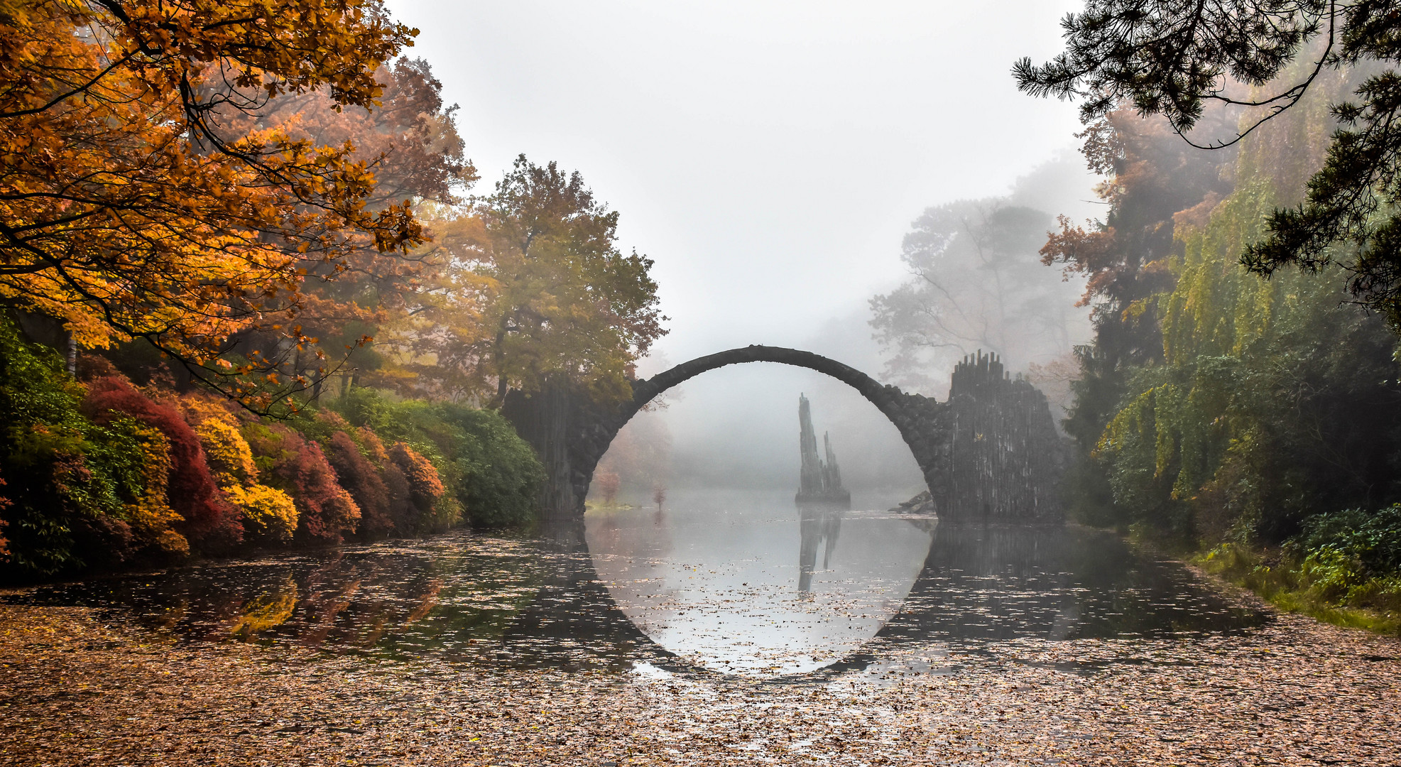 Kromlau herbstlich bunt