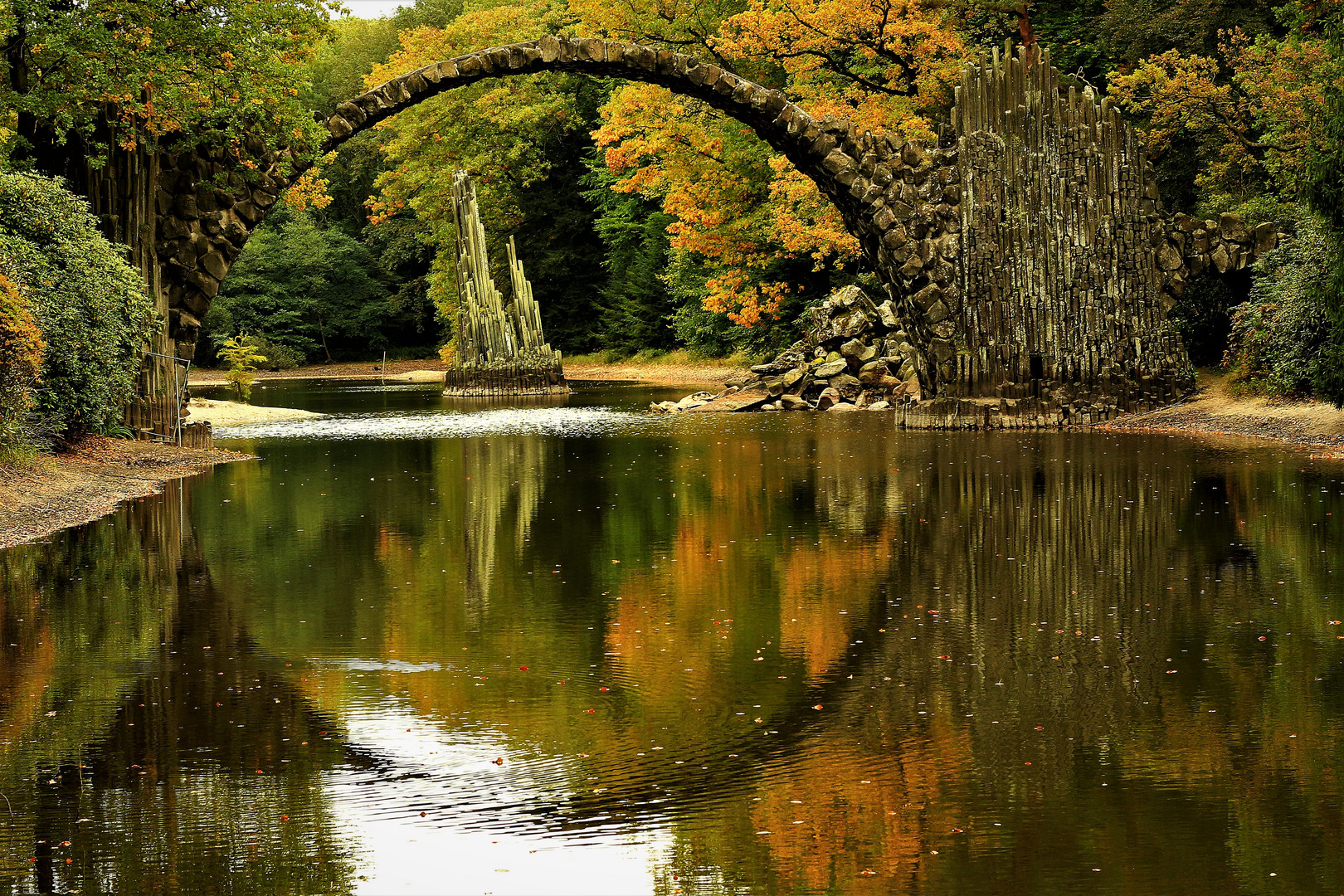 Kromlau im Herbst