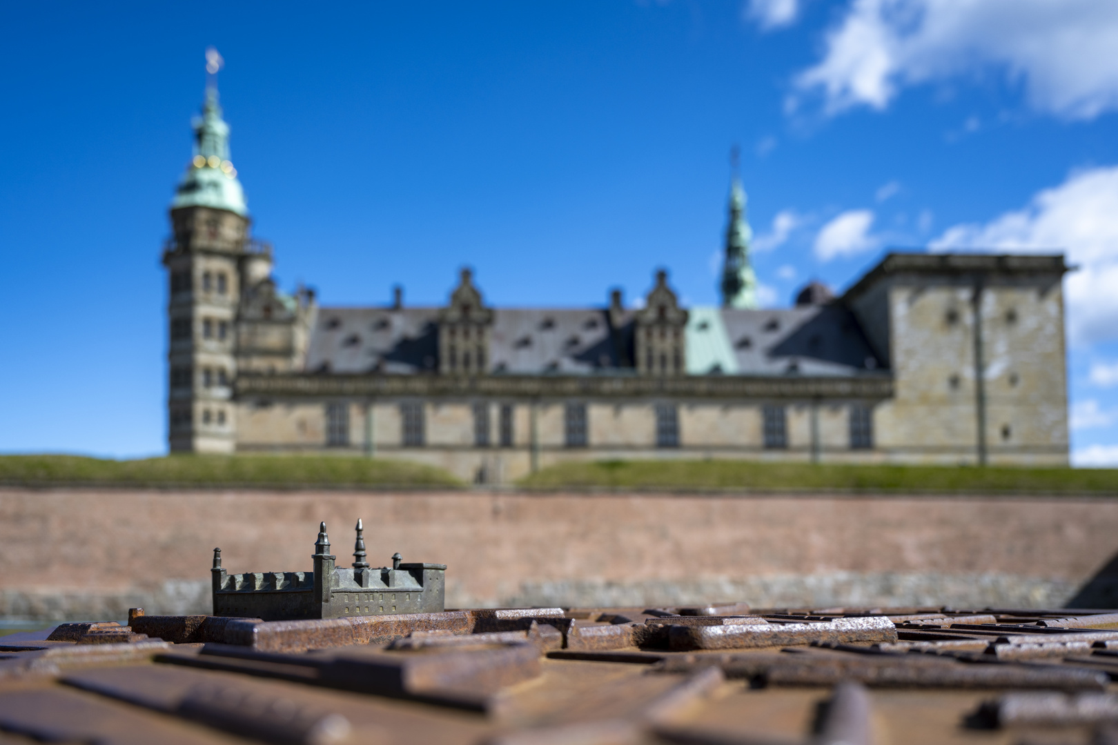 Kronborg Slot - Modell und Wirklichkeit