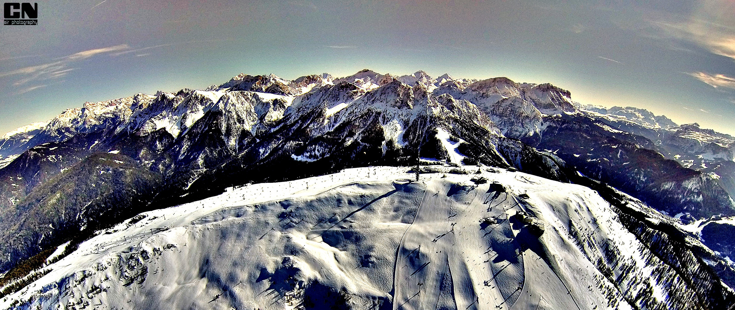 Kronplatz - Dolomiten (c) cn air photography chris niederkofler