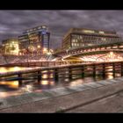 Kronprinzenbrücke in Berlin bei Nacht [HDRi] IMAX-Format