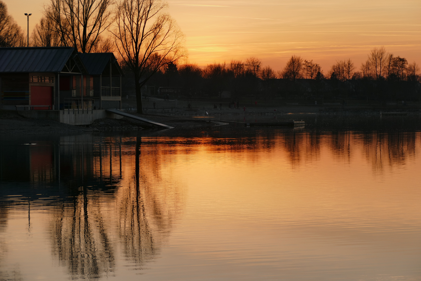 Kronthaler Weiher am Abend 1