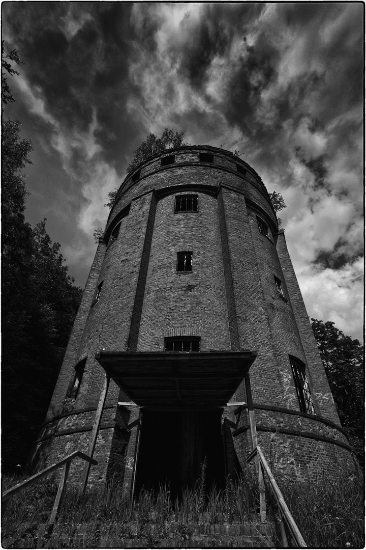 Krümmeler Wasserturm b&w