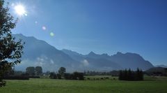 Krün im Karwendel morgens um 9