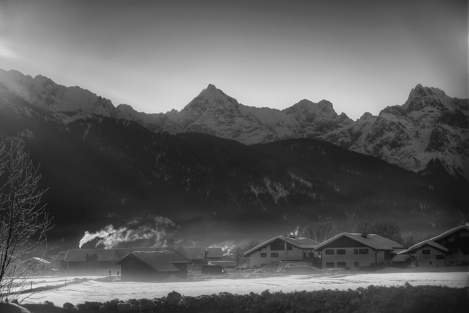 Krün im Schnee