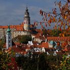 Krumau bzw. ?eský Krumlov im Herbst