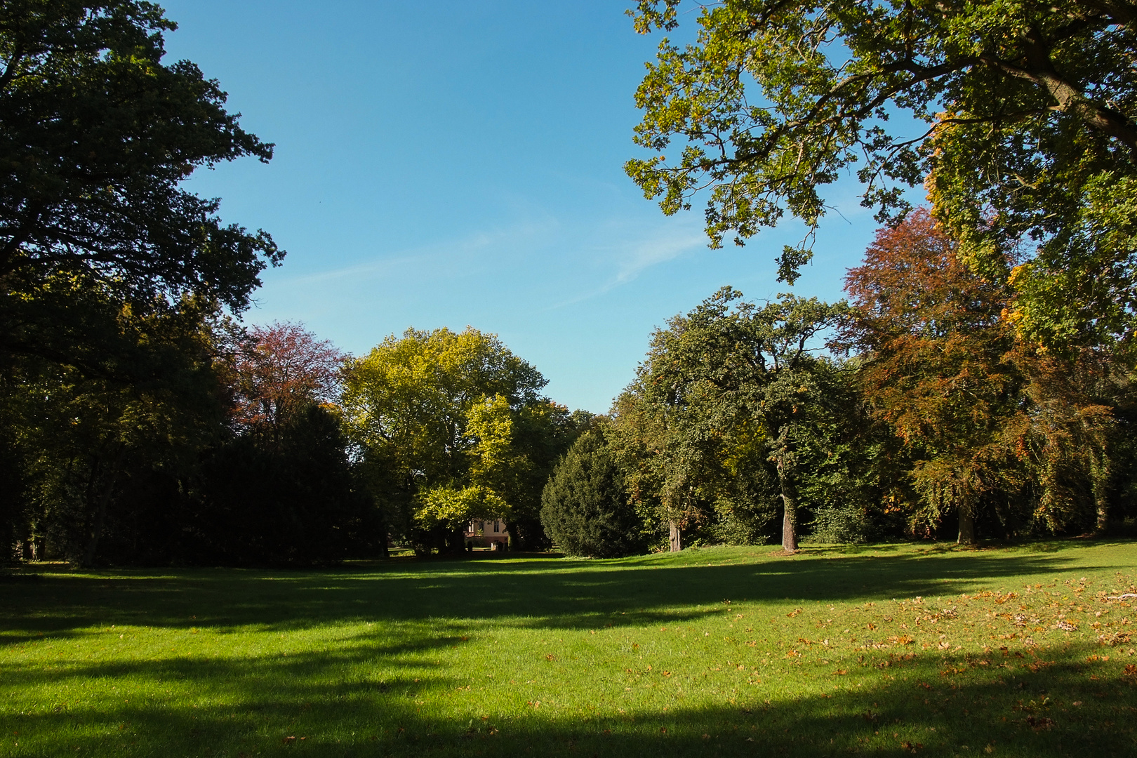 Krumke - Schlosspark Krumke im Herbst