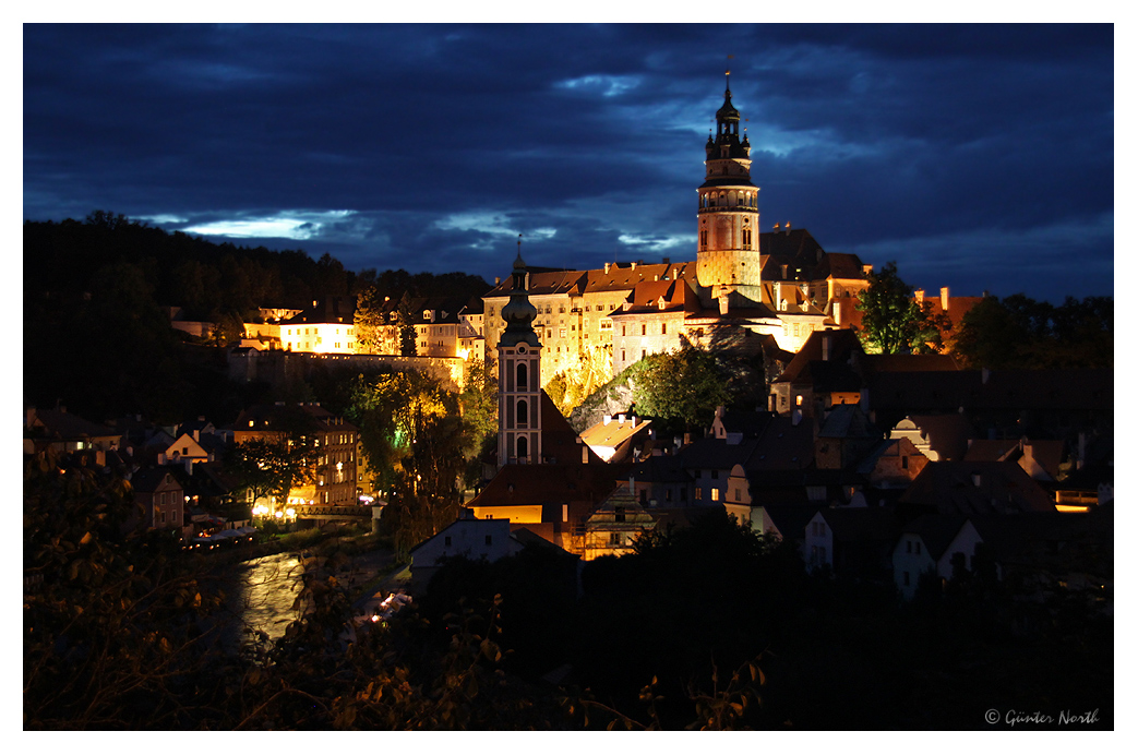 Krummau zur Abendstunde