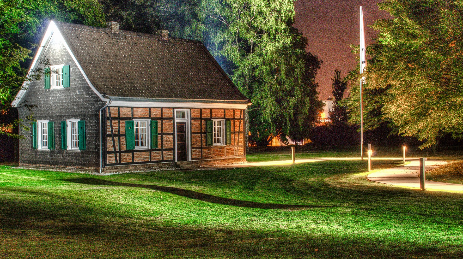 Krupp Stammhaus - HDR-Aufnahme aus drei Einzelbildern