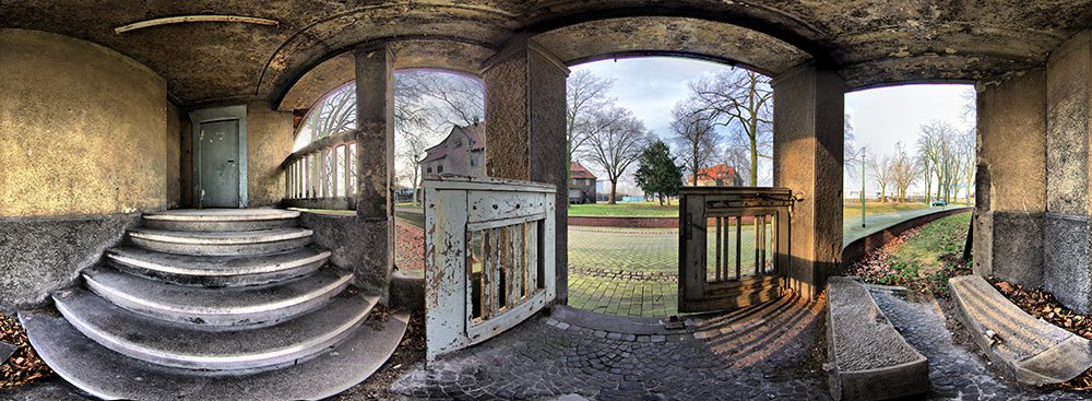 Krupp Villen Duisburg - HDR Panorama Eingangsbereich Direktorenvilla