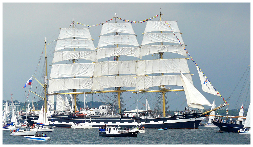 -- KRUSENSTERN -- 28.6. Windjammerparade Kieler Woch 2014