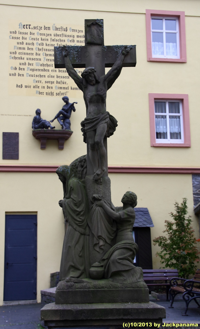 Kruzifix Bernkastel, Gemeinde Bernkastel-Kues Burg-/Römerstraße