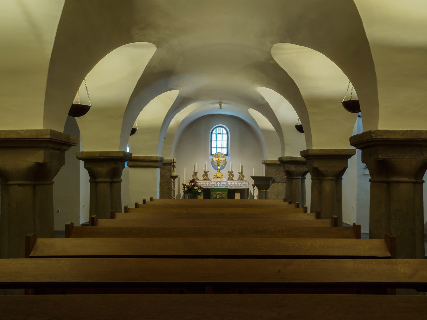 Krypta in der Abdinghof-Kirche in Paderborn