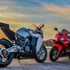 KTM RC8 & Honda CBR 600 F Sport