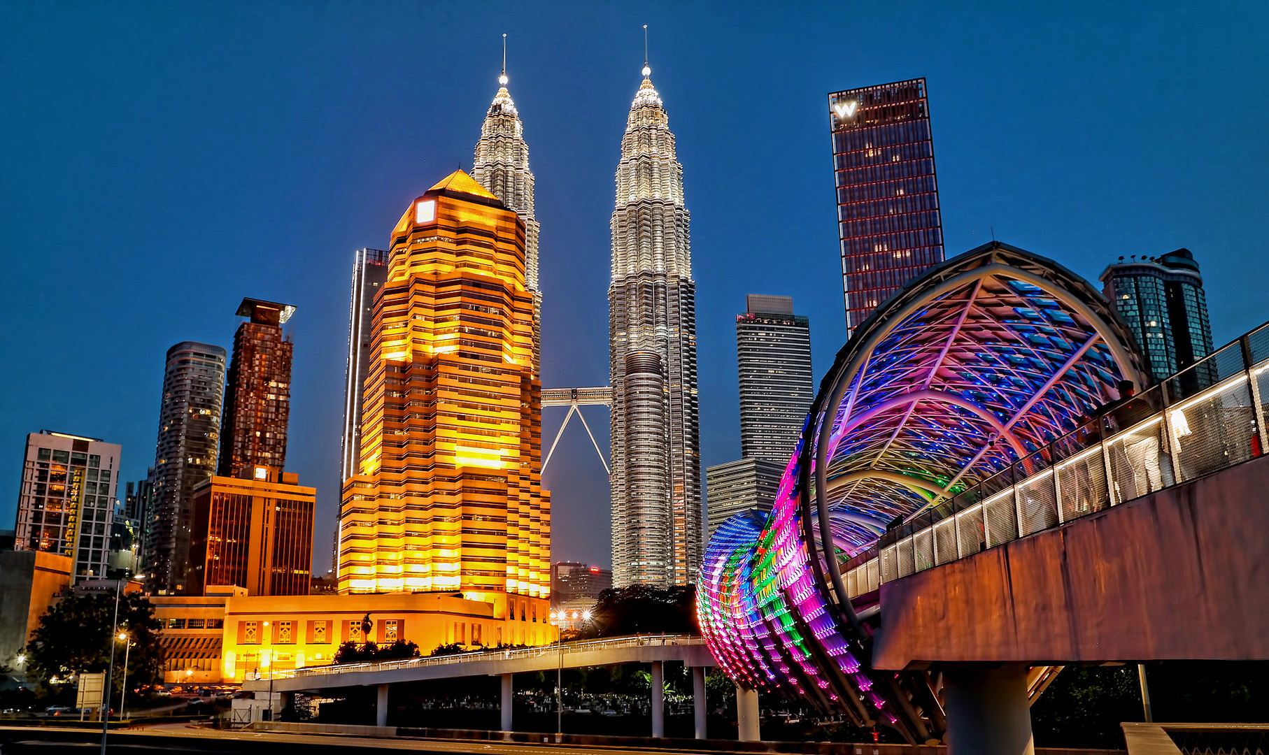 Kuala Lumpur blue hour