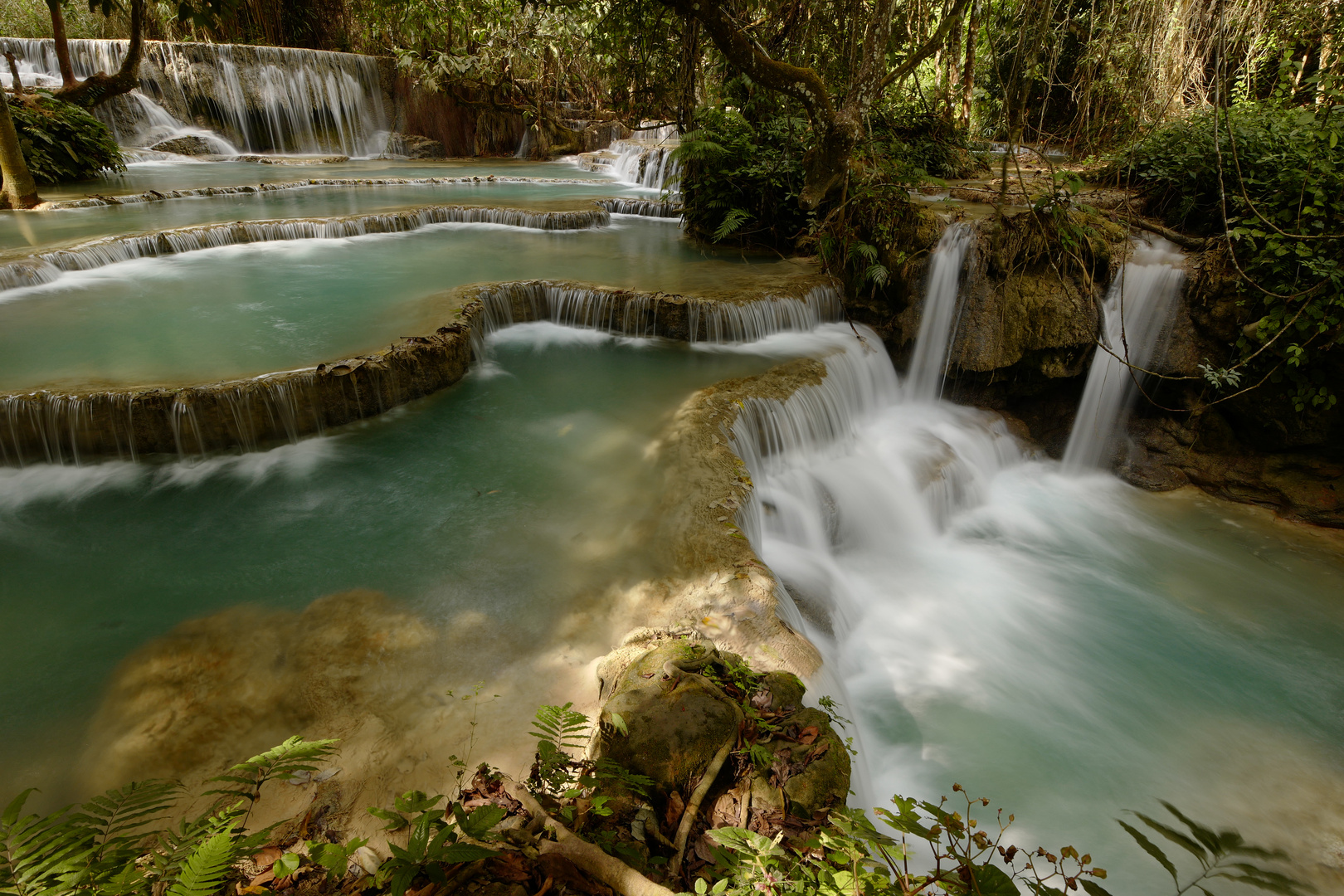 Kuang Si Wasserfall Luang Prabang Laos Foto & Bild asia, laos, southeast asia Bilder auf