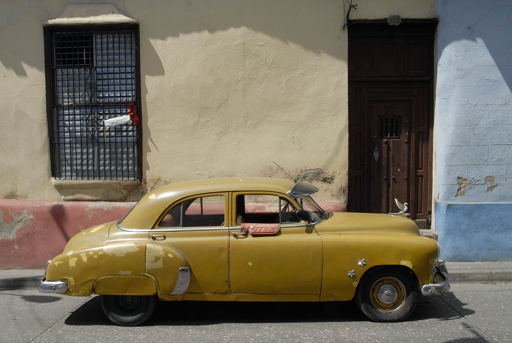 Kuba Auto gelb