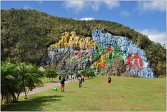 Kuba, Valle de Viñales, Mural de la Prehistoria