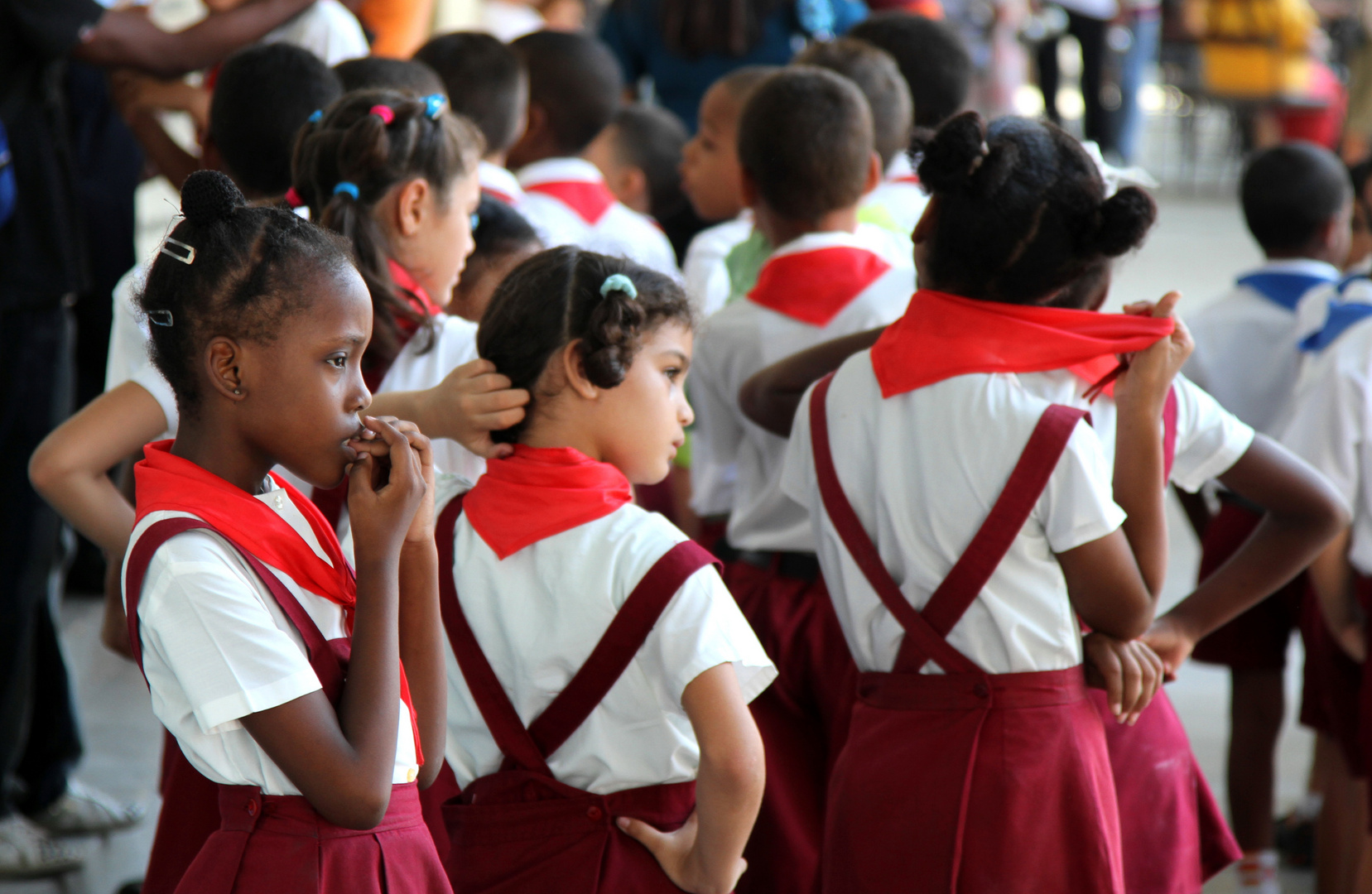 Kubanische Schulkinder