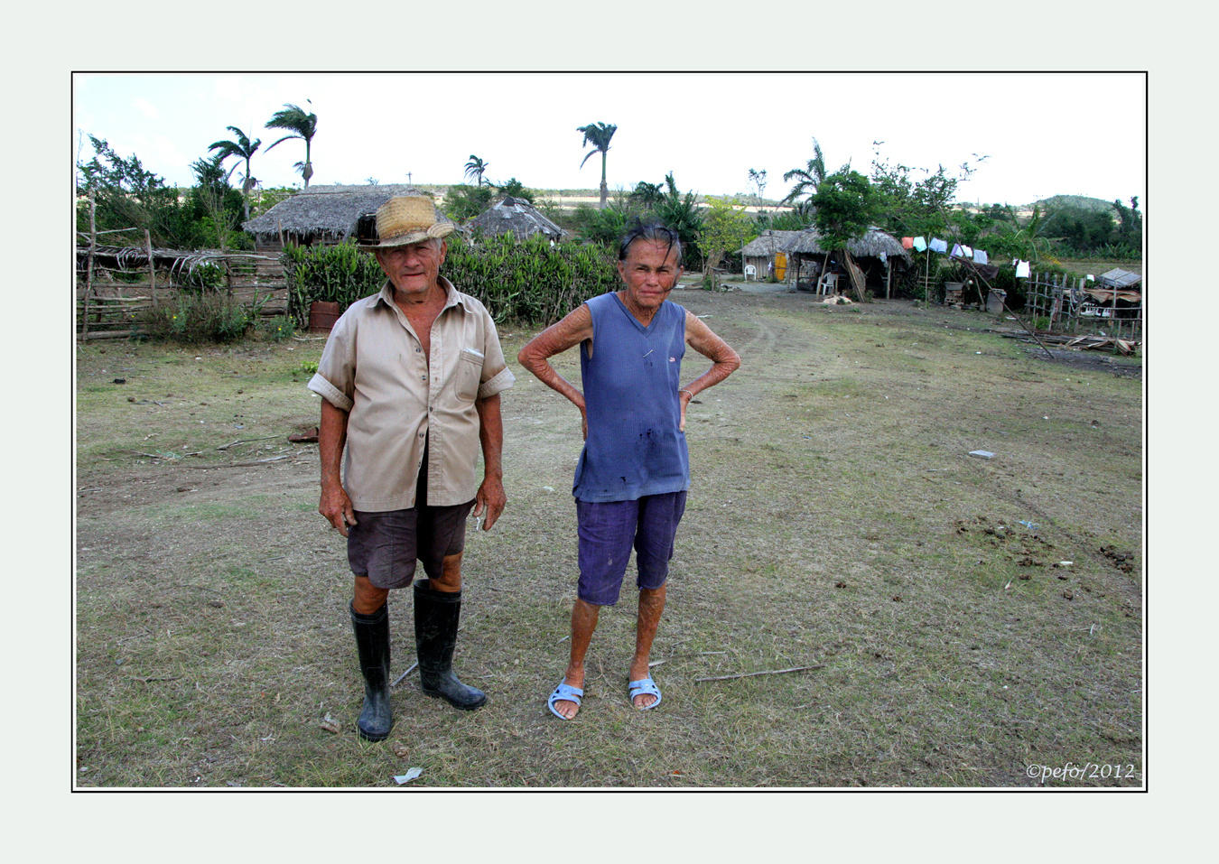 Kubanisches Bauernpaar