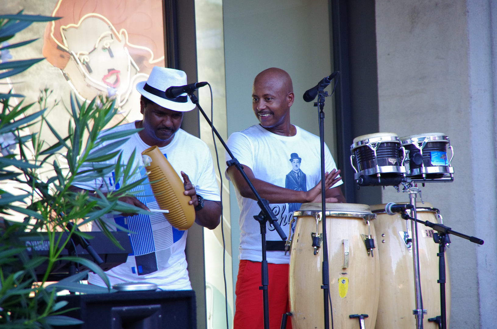 Kubanisches Konzert auf dem Marktplatz