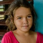 Kubanisches Mädchen auf dem Lande