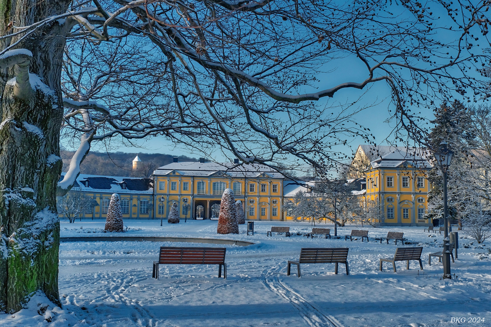 Küchengarten im Winter 