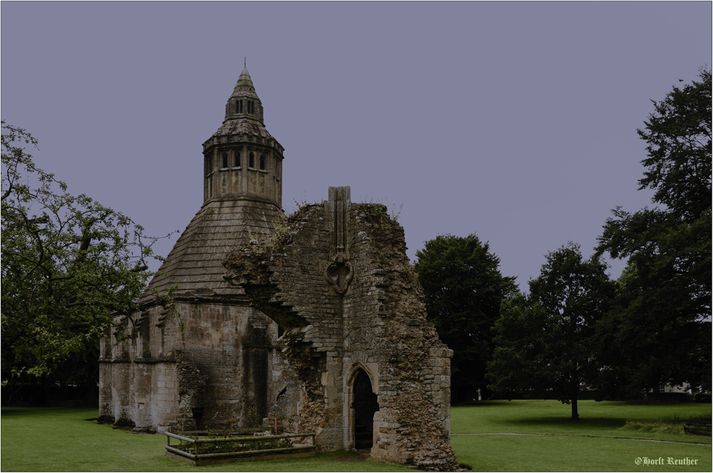 Küchenhaus der Abbey in Castonbury / Südengland