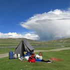 Küchenzelt-Sherpa-Tibet-Wetter