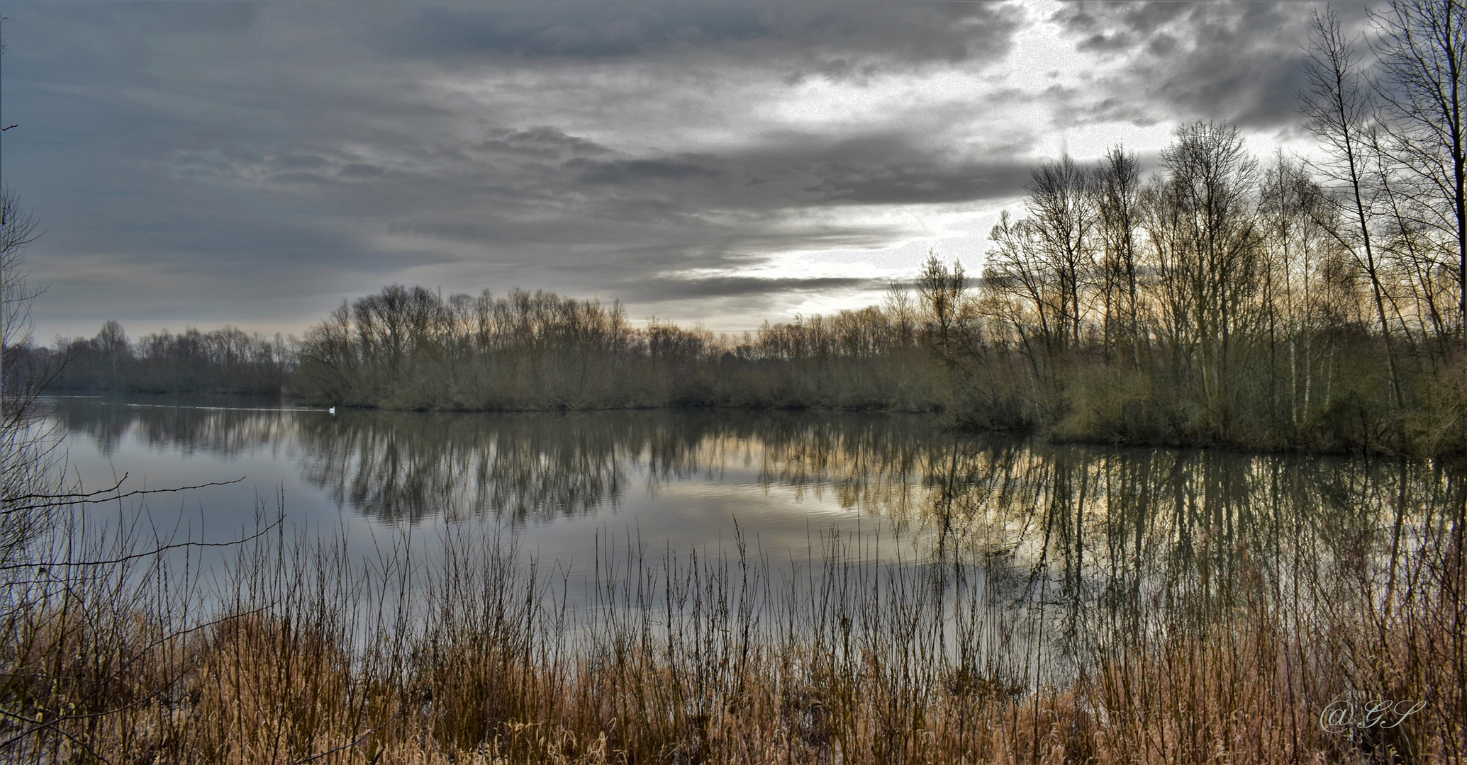 Kühler Morgen am See