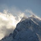 Kühler Wind über dem Gipfel