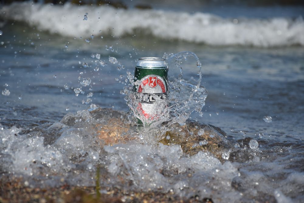 Kühles Bier am Strand...einfach nur gut