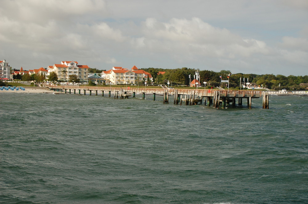 Kühlungsborn von der Ostsee aus