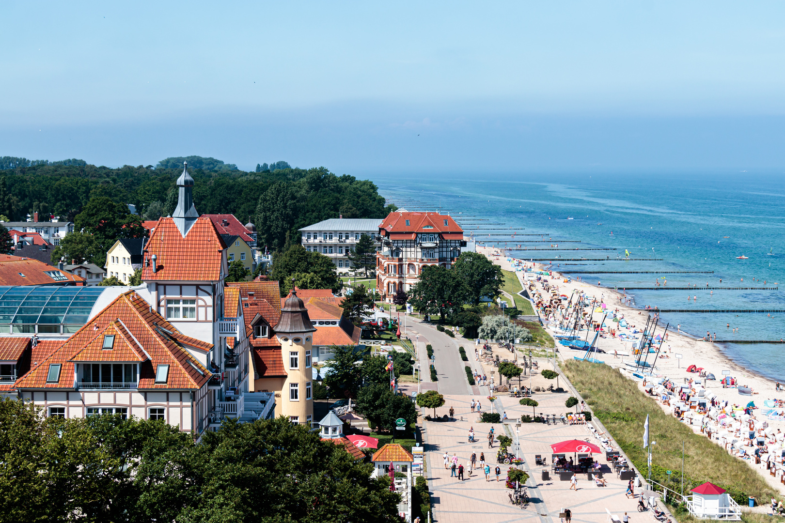 Kühlungsborn-West mit Blick vom Riesenrad