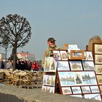 Künstler auf der Brühlschen Terrasse