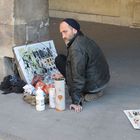 Künstler auf der Strasse oder Strassenkünstler