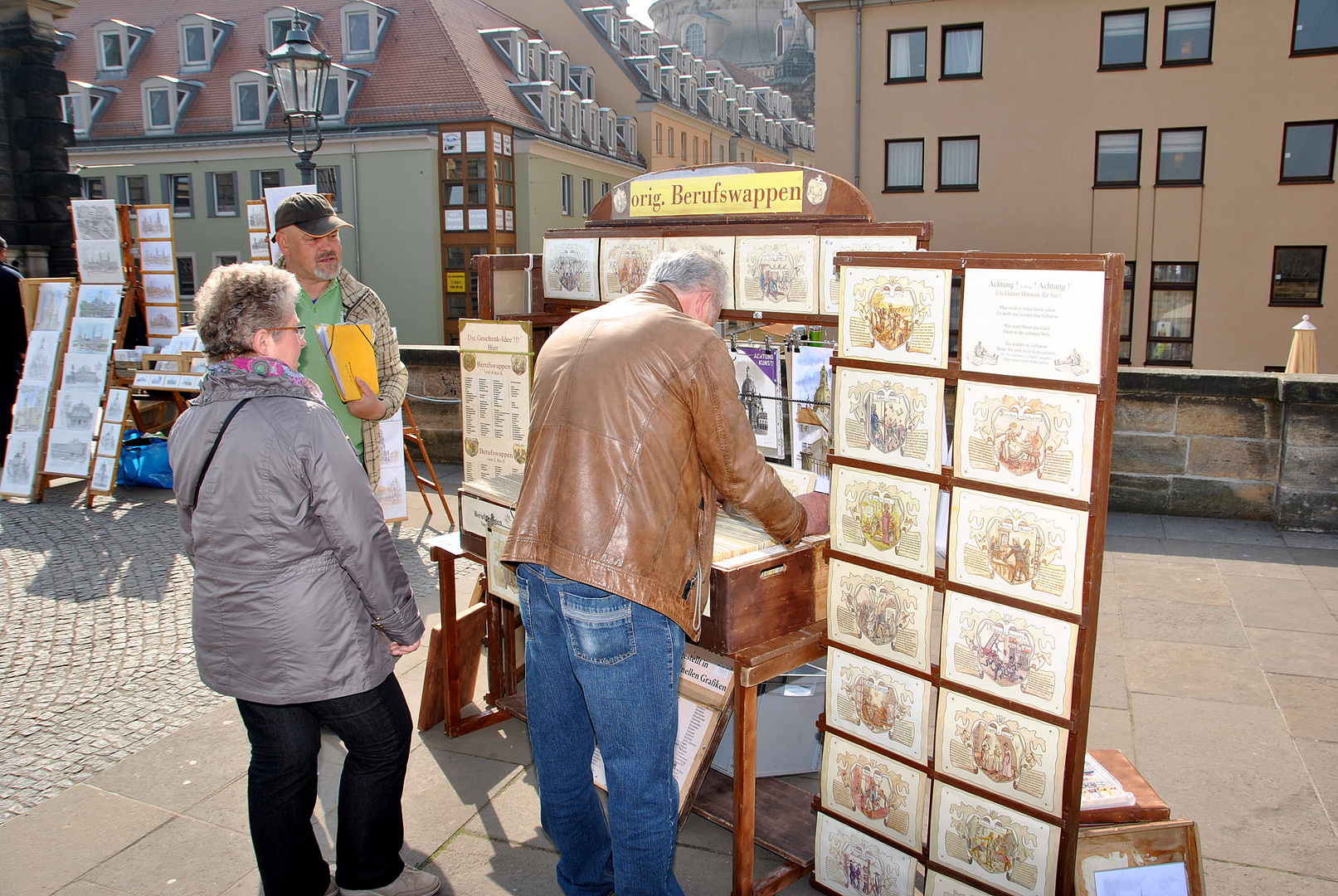 Künstler bei der Arbeit