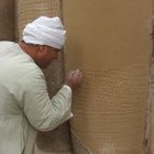 Künstler bei der Arbeit - Restaurieren im Luxor-Tempel